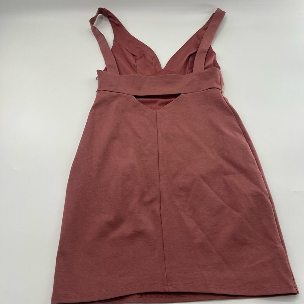 Lulus Fashionably On Time Bodycon Dress Tight Mini Women’s Mauve Pink - Picture 6 of 9